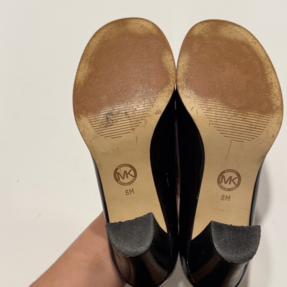 Michael Kors Women's Burgundy Patent Loafers - Picture 6 of 6